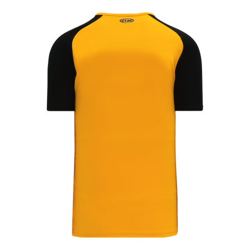 Athletic Knit V-Neck Baseball Jersey with Contrasting Shoulders (BA1375)